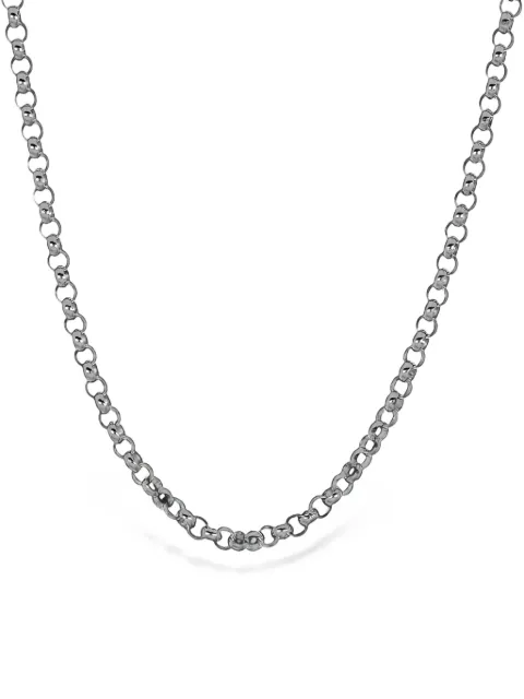 MARISSA DIAMONDS rolo chain necklace Silver ARMT100W30