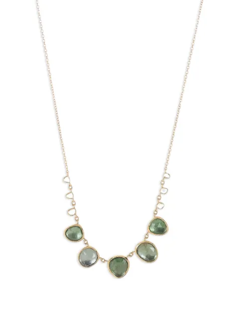 Celine Daoust 14K yellow gold tourmaline and diamond necklace Gold 167101