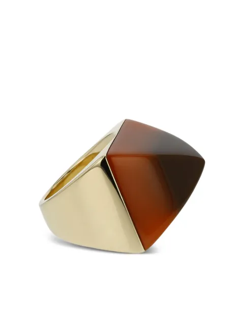 Mark Davis 18K yellow gold Kendall bakelite ring Gold 31501001