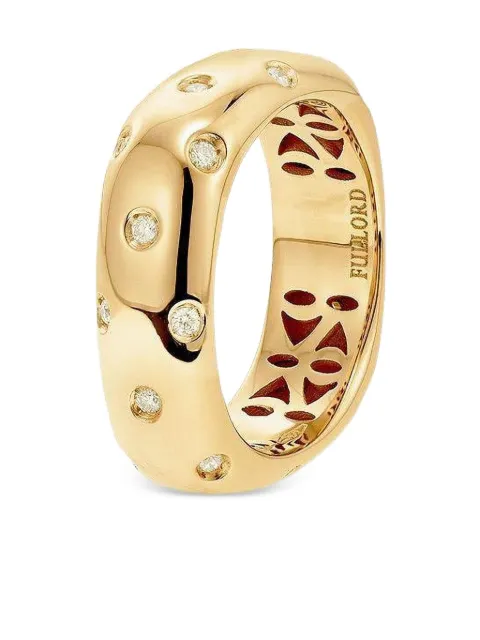 FULLORD 18K yellow gold Ghost Belt diamond ring Gold 250001YDB