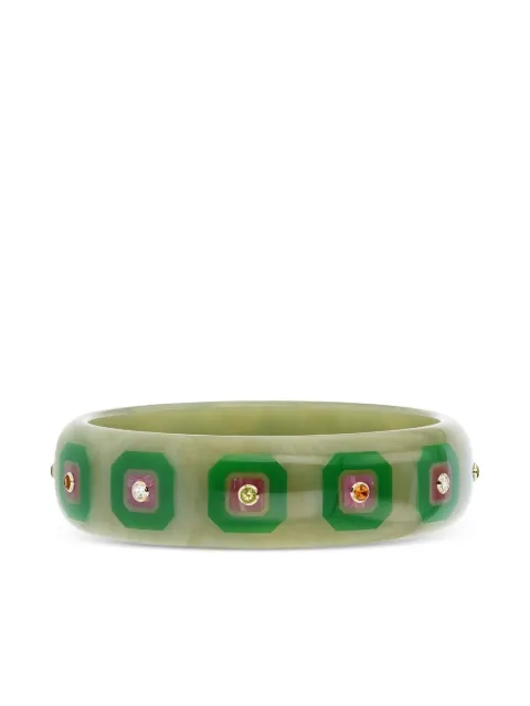 Mark Davis 18K yellow gold multi-stone Bakelite bangle Yellow 41301433