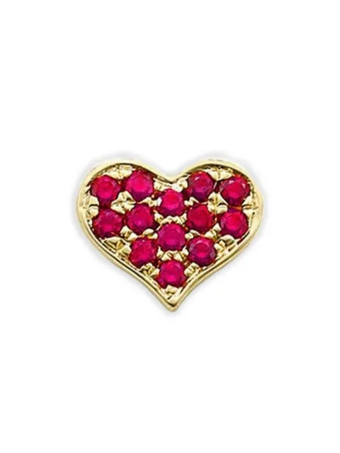 ROBINSON PELHAM 14K yellow gold Ruby Heart earring Yellow 11016SINGLE