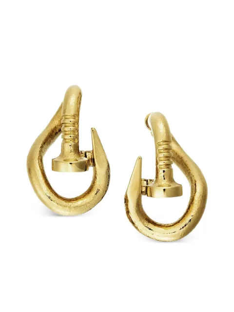 David Webb 18kt yellow gold Bent Nail earrings Gold N6723526E