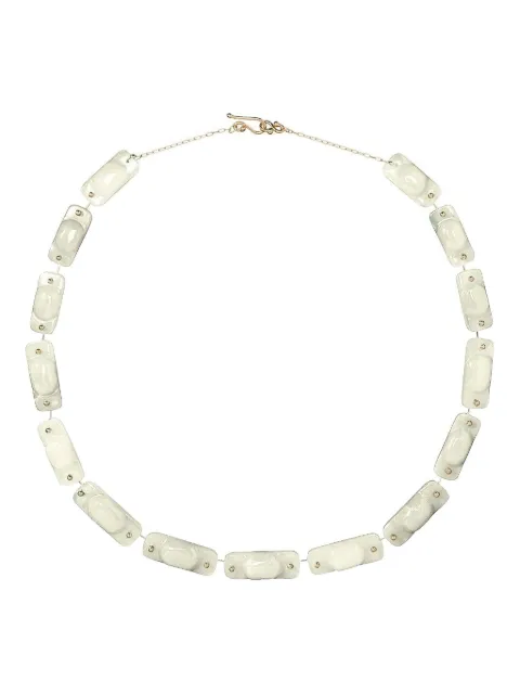 Ten Thousand Things 18kt yellow gold Stone Tiles pearl necklace Gold NK1621GGMOP