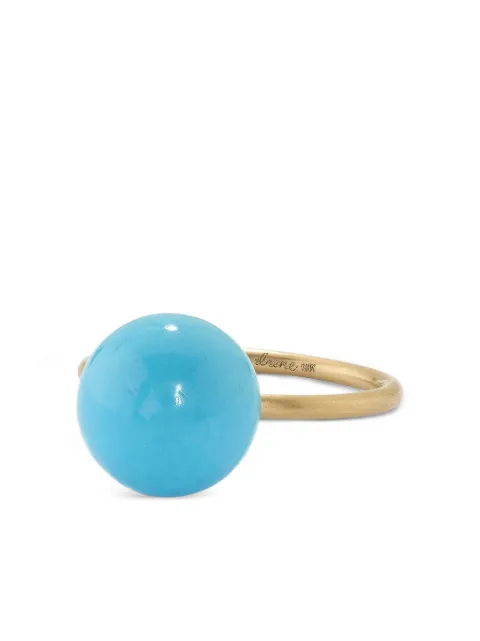 Irene Neuwirth 18K yellow gold medium Turquoise Gumball ring Gold R208KT