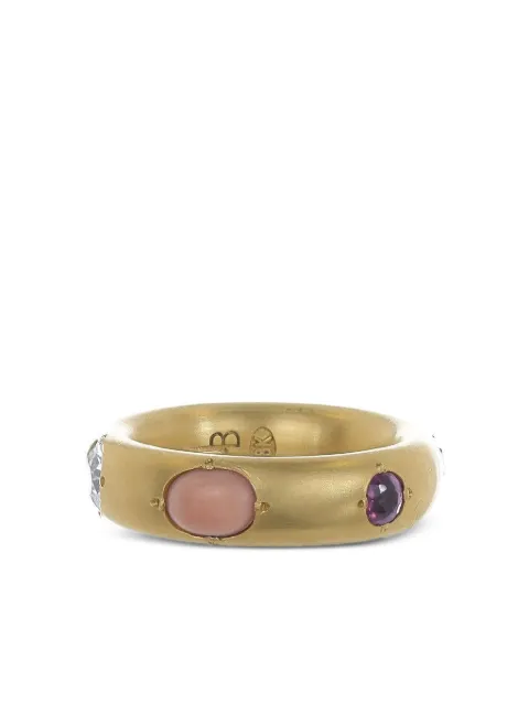 Jenna Blake 18K yellow gold Gypsy multi-stone ring Gold JBR0007RCD