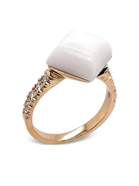ALETTO BROTHERS Gold Diamond Onyx Ring Gold R00335