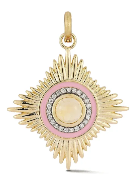 Storrow Jewelry 14kt yellow gold Vivienne medallion necklace Gold JKVIVP