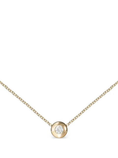 Melissa Kaye 18K yellow gold small Audrey Diamond Pendant necklace Gold N2305AY