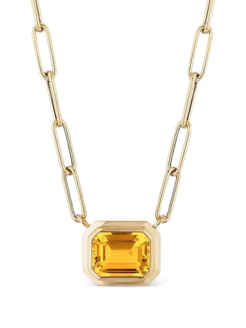 Goshwara 18K yellow gold emerald pendant Gold JPO125CTY