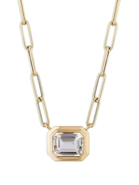 Goshwara 18kt yellow gold East West necklace Gold JP0125LGRCY