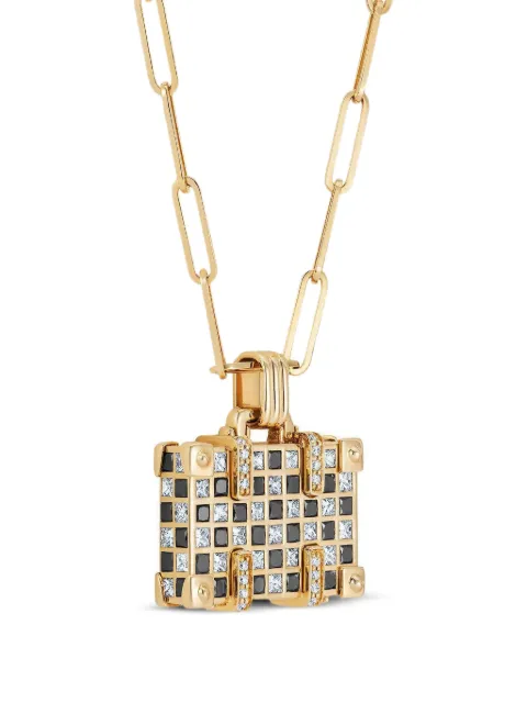 Nevernot 14kt yellow gold Weekend Night and Day Suitcase necklace Gold NNT554