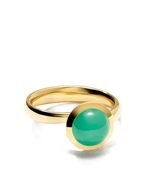 TAMARA COMOLLI yellow gold Bouton Chrysoprase ring Gold RBOUSCHRYYG