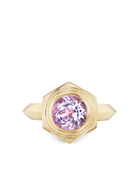 Harwell Godfrey 18K yellow gold Hexed amethyst ring Gold HGRHX1