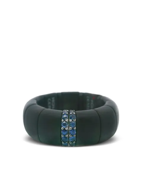 Roberto Demeglio 18K white gold Pura sapphire and diamond ring Black GC1GNS2ZB