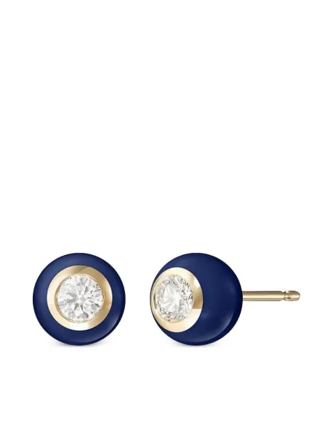 Melissa Kaye 18K yellow gold medium Audrey diamond earrings Gold E2323NY