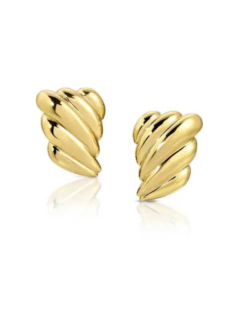 Anita Ko 18K yellow rose earrings Gold AKECROISSLYG