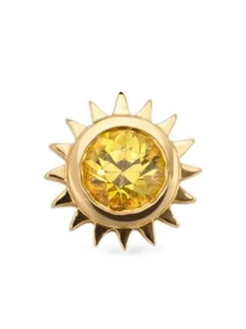 ROBINSON PELHAM 14K yellow gold Sapphire Sun earrings Gold 8544SINGLE