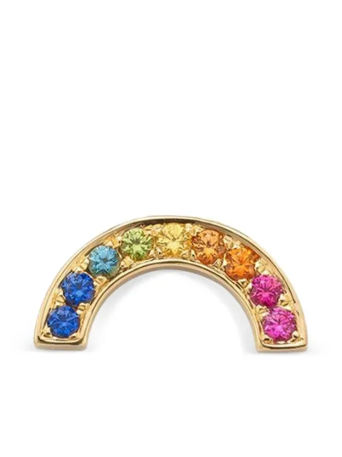 ROBINSON PELHAM 14K yellow gold Rainbow sapphire earring Gold 8538SINGLE
