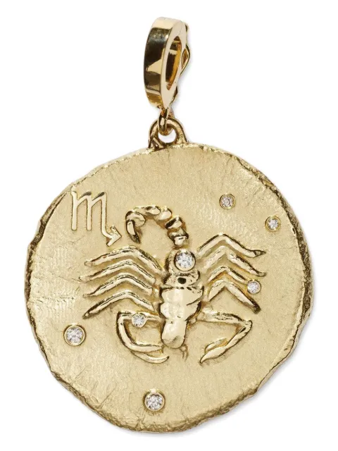 Azlee 18kt yellow gold Of The Stars Scorpio pendant necklace Gold C922G18