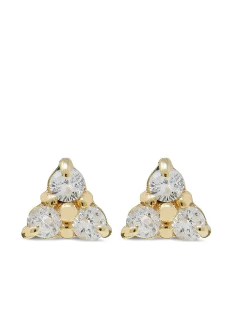 Anzie 14K yellow gold Cléo Trio diamond earring Gold 5300DS