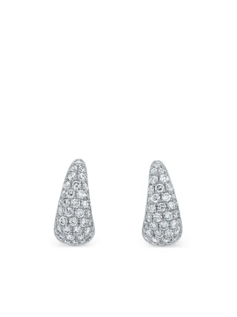 Anita Ko 18K white gold diamond Baby Claw earrings White AKDCLAWBWG