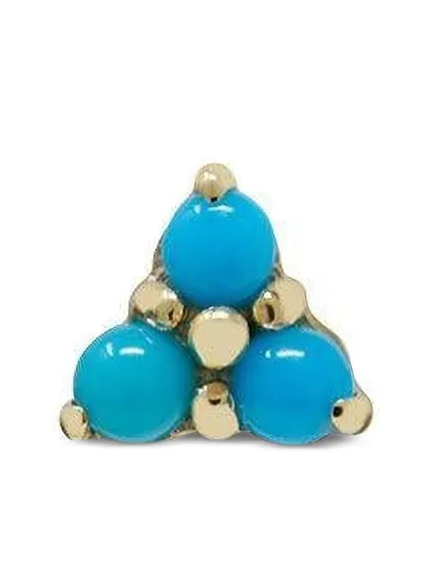 Anzie 14K yellow gold Cléo turquoise earring Gold 5300TS