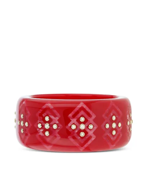 Mark Davis 18K yellow gold bakelite bracelet Red 41401105