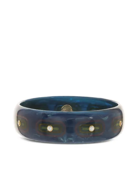 Mark Davis 18K yellow gold bakelite bracelet Blue 41251408