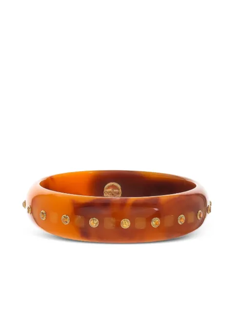 Mark Davis 18K yellow gold citrine bakelite bangle bracelet Gold 41501407