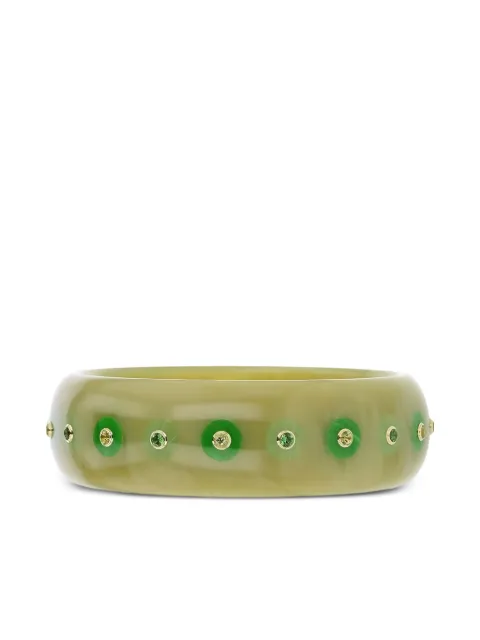Mark Davis 18K yellow gold Olive bakelite bracelet Gold 41301396
