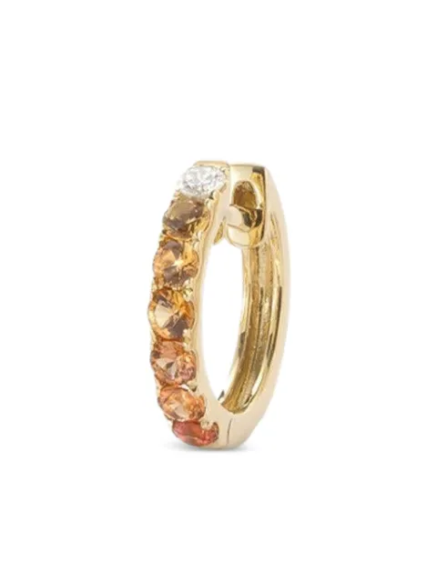 ROBINSON PELHAM 14K yellow gold medium Orb diamond and sapphire earring Yellow 7899SINGLE