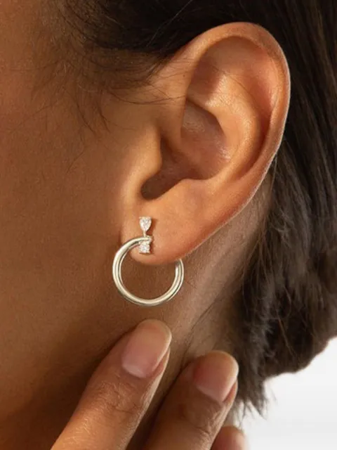 MONICA RICH KOSANN Galaxy wrap earrings Silver 45051