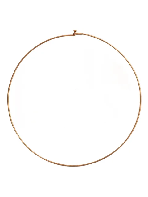 Dezso 18K rose gold wire necklace Pink 15WPW100