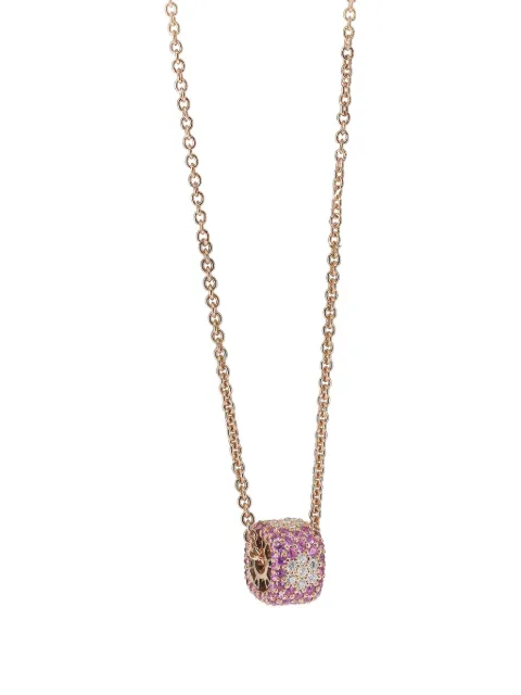 FULLORD 18K rose gold Ghost pink sapphire and diamond necklace Pink 300001RDBZR