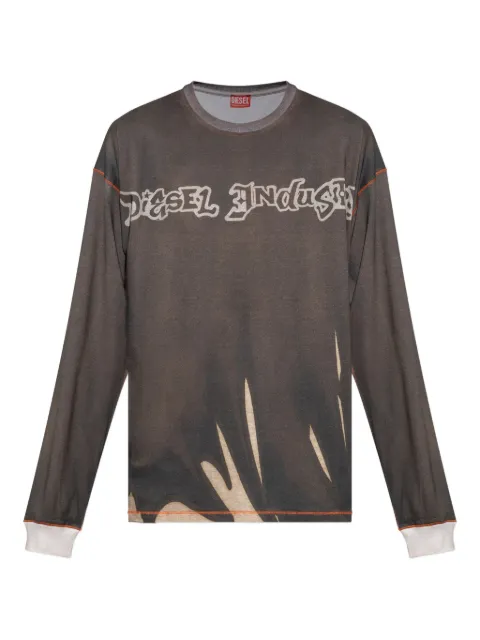 Diesel long-sleeve t-shirt Brown A216210BKBY