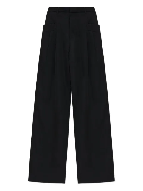 R13 pleated wool trousers Black R13WR497R629A