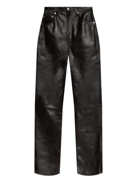 rag & bone leather panelled trousers Brown RA0A25F7MLA