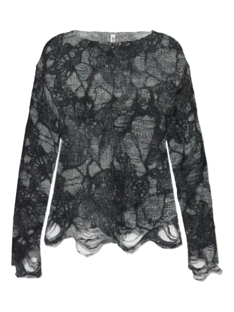 R13 open-knit sweater Black R13WY212Y226A