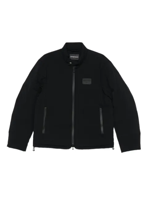 Emporio Armani logo-patch jacket Black EM003278AF18499