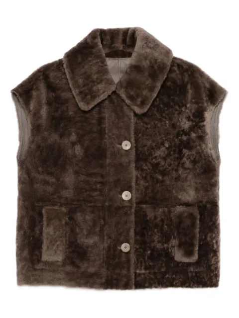JOSEPH shearling jacket Brown JF009445
