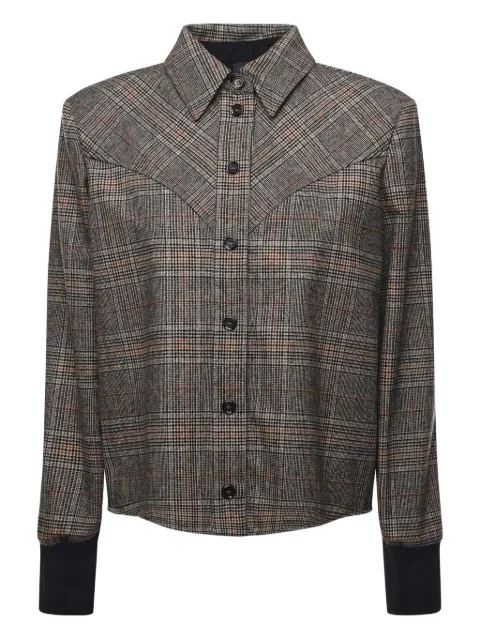 PINKO plaid buttoned shirt Neutrals 106102A2ZZ
