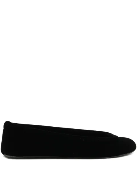 Alaïa velvet ballet flats Black AA3A1009A014