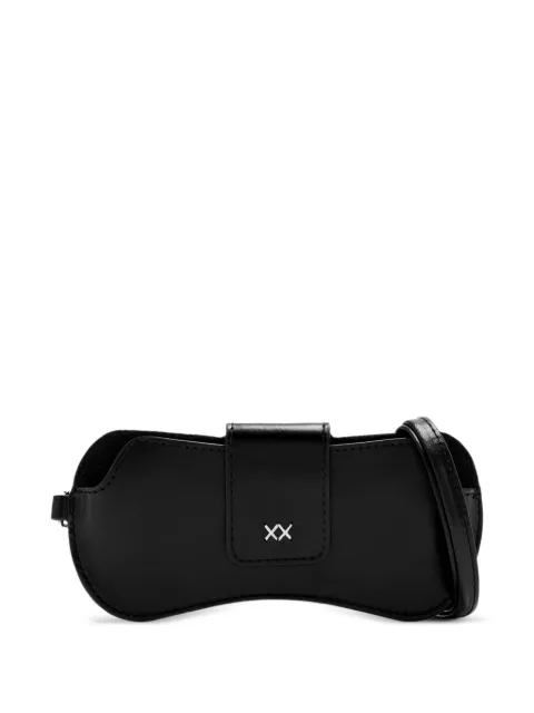 Forsa silver-tone appliqué wash bag Black TUMBLEATHSGHOLDR