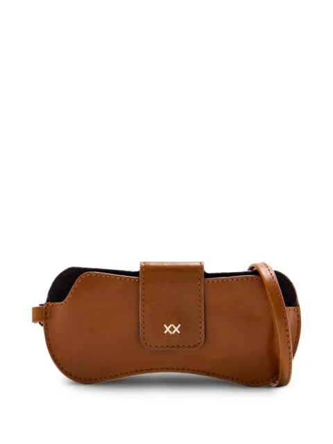 Forsa strap wash bag Brown TUMBLEATHSGHOLDR
