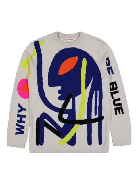 Walter Van Beirendonck Why Be Blue jumper Grey 5001