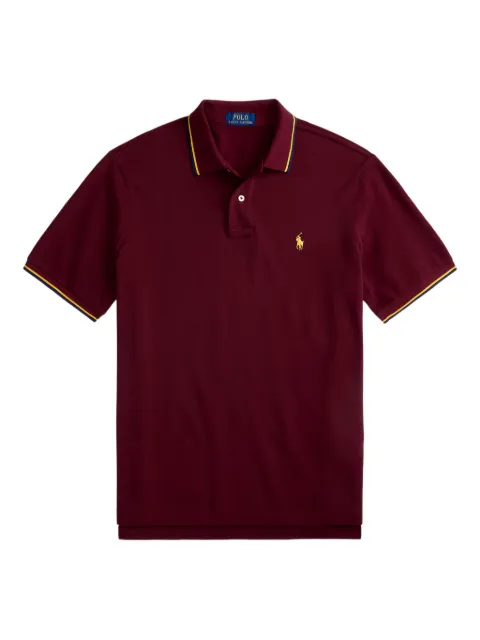 Polo Ralph Lauren logo-embroidered polo shirt Red 710842621052