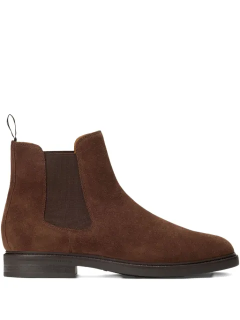 Polo Ralph Lauren suede elastic-panel boots Brown 803978017001