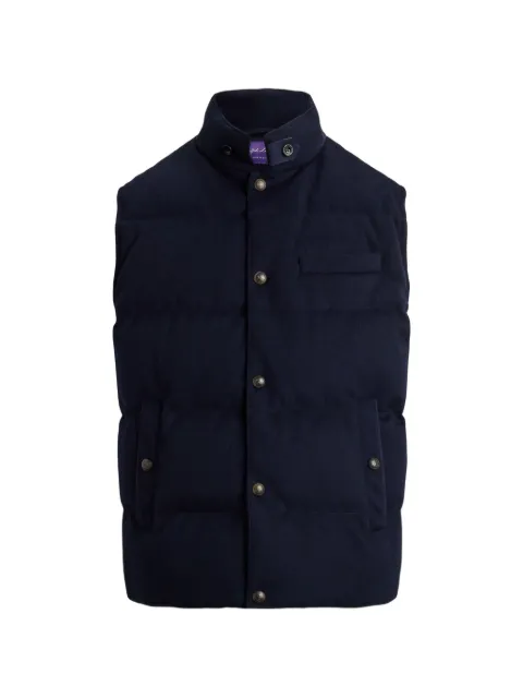Ralph Lauren Purple Label Carleton padded gilet Blue 790P07570001