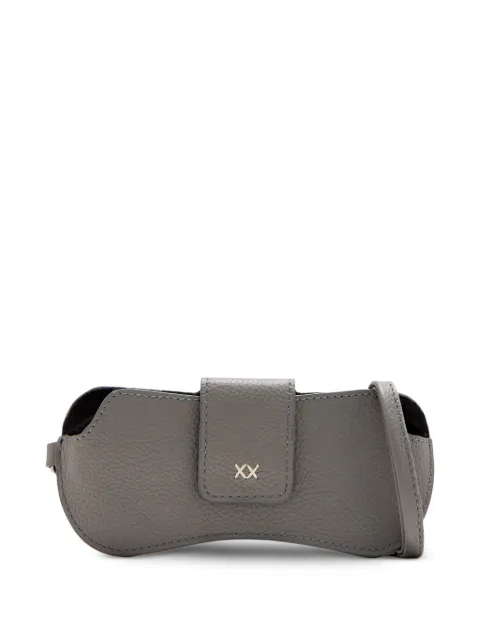 Forsa flap strap wash bag Grey TUMBLEATHSGHOLDR